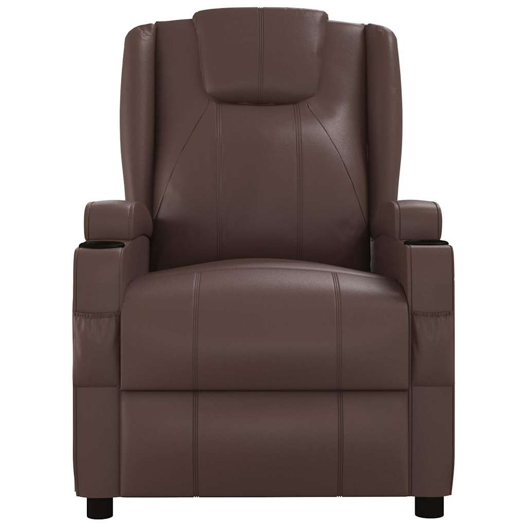 Vidaxl massagestoel kunstleer bruin