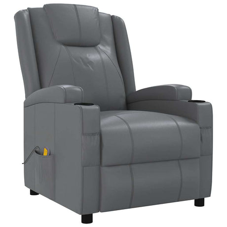 Vidaxl massagestoel kunstleer antracietkleurig