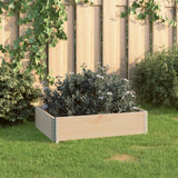 Vidaxl planter hævede 60x80 cm solid fyrretræ