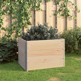 Vidaxl 3 st planters raised 60x80 cm solid pine