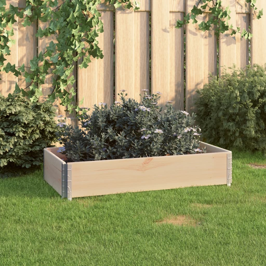 Vidaxl Planter hevet 50x100 cm solid furu