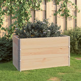 Vidaxl 3 st planters raised 50x100 cm solid pine