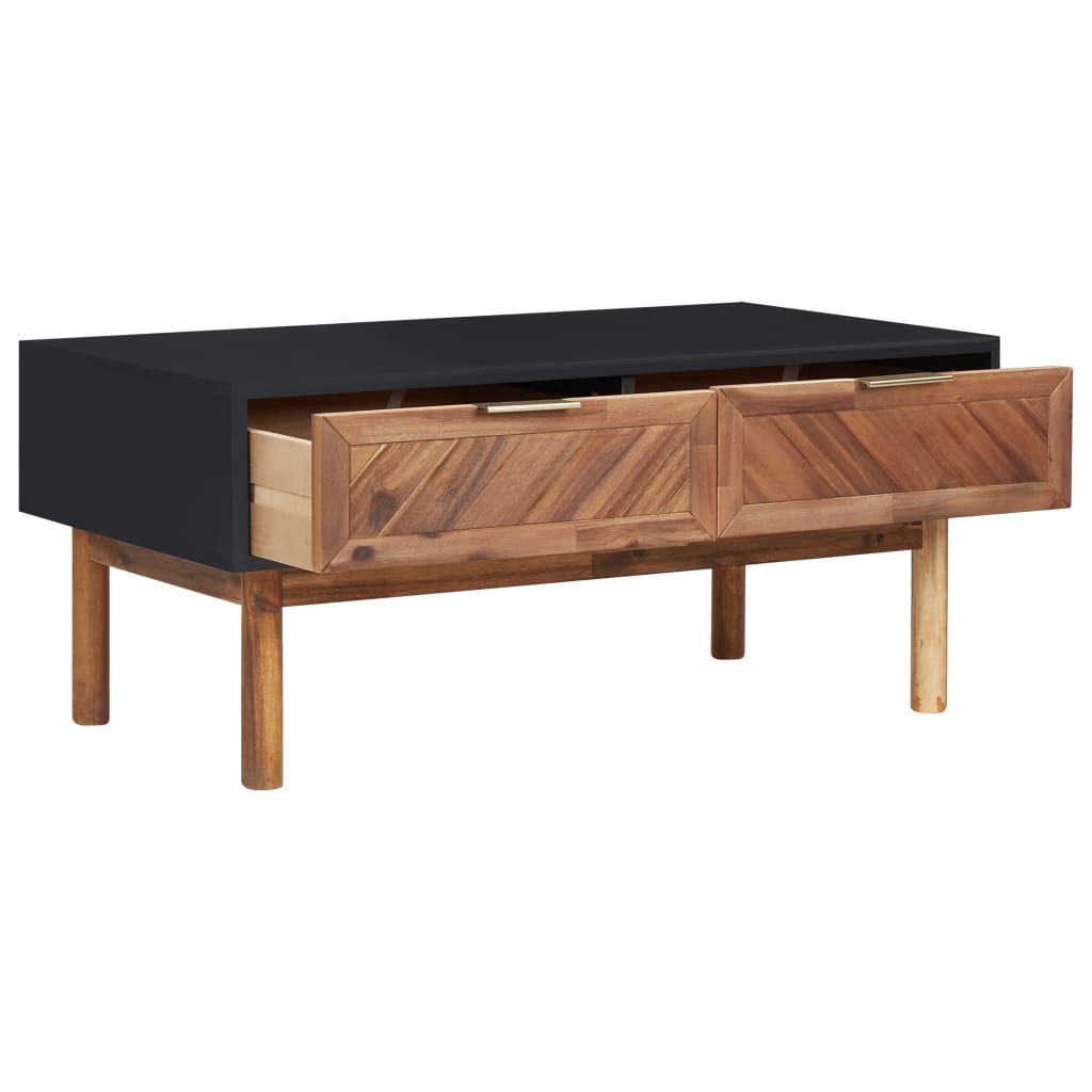 Vidaxl salontafel 90x50x40 cm massief acaciahout en mdf