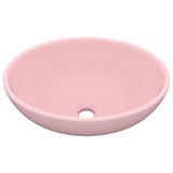 Vidaxl Washbasin oval 40x33 cm ceramic eenzege Fernsak