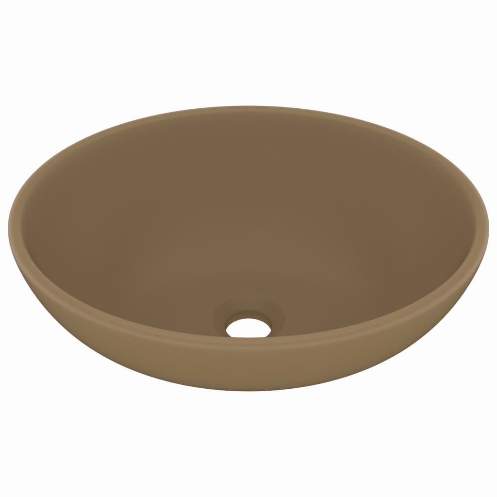 Vidaxl Washbasin Oval 40x33 cm keramická rohovka