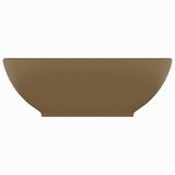 Vidaxl Washbasin Oval 40x33 cm keramická rohovka