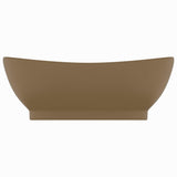 Vidaxl Washbasin con crema de cerámica de cerámica de 58.5x39 cm