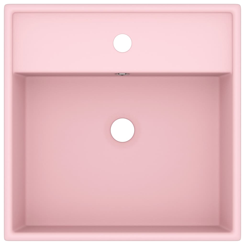 BIDAXL WASHBASIN MED LANDING SQUARE 41x41 CM CERAMIC SOL PINK