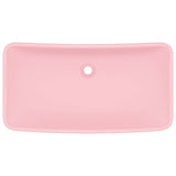 Vidaxl wastafel rechthoekig 71x38 cm keramiek matroze