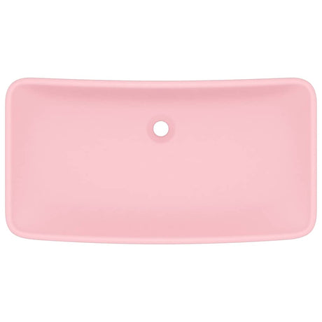 Vidaxl wastafel rechthoekig 71x38 cm keramiek matroze