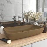 BIDAXL WASHBASIN RECTANGULAR 71x38 cm keramisk matkräm