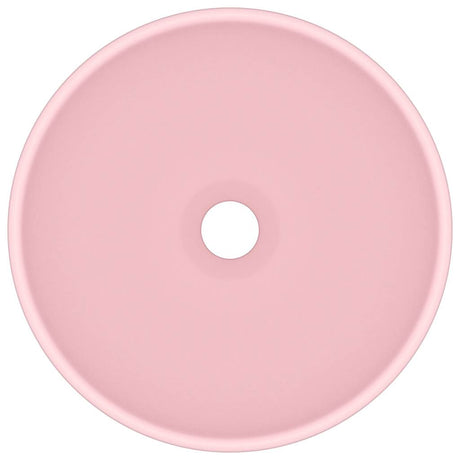 Vidaxl wastafel rond 32,5x14 cm keramiek matroze