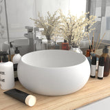 Vidaxl Washbasin intorno a 40x15 cm tappetino in ceramica