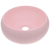 Vidaxl Washbasin Round 40x15 cm Ceramic Matpown