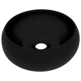 Vidaxl Washbasin intorno a 40x15 cm ceramica opaco nero