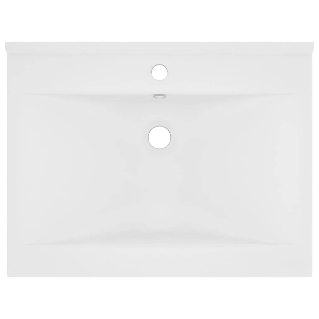 Vidaxl Washbasin mat Tap Lach 60x46 cm ceramic Mat Wäiss