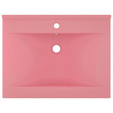 Vidaxl wastafel met kraangat 60x46 cm keramiek matroze