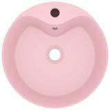 WADAXL WASHBASIN s přistáním 36x13 cm keramická jediná růžová