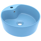 Vidaxl Washbasin s přistáním 36x13 cm keramic matný světle modrá