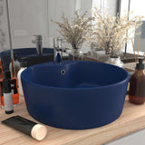 WADAXL WASHBASIN s přistáním 36x13 cm keramic Matt Dark Blue