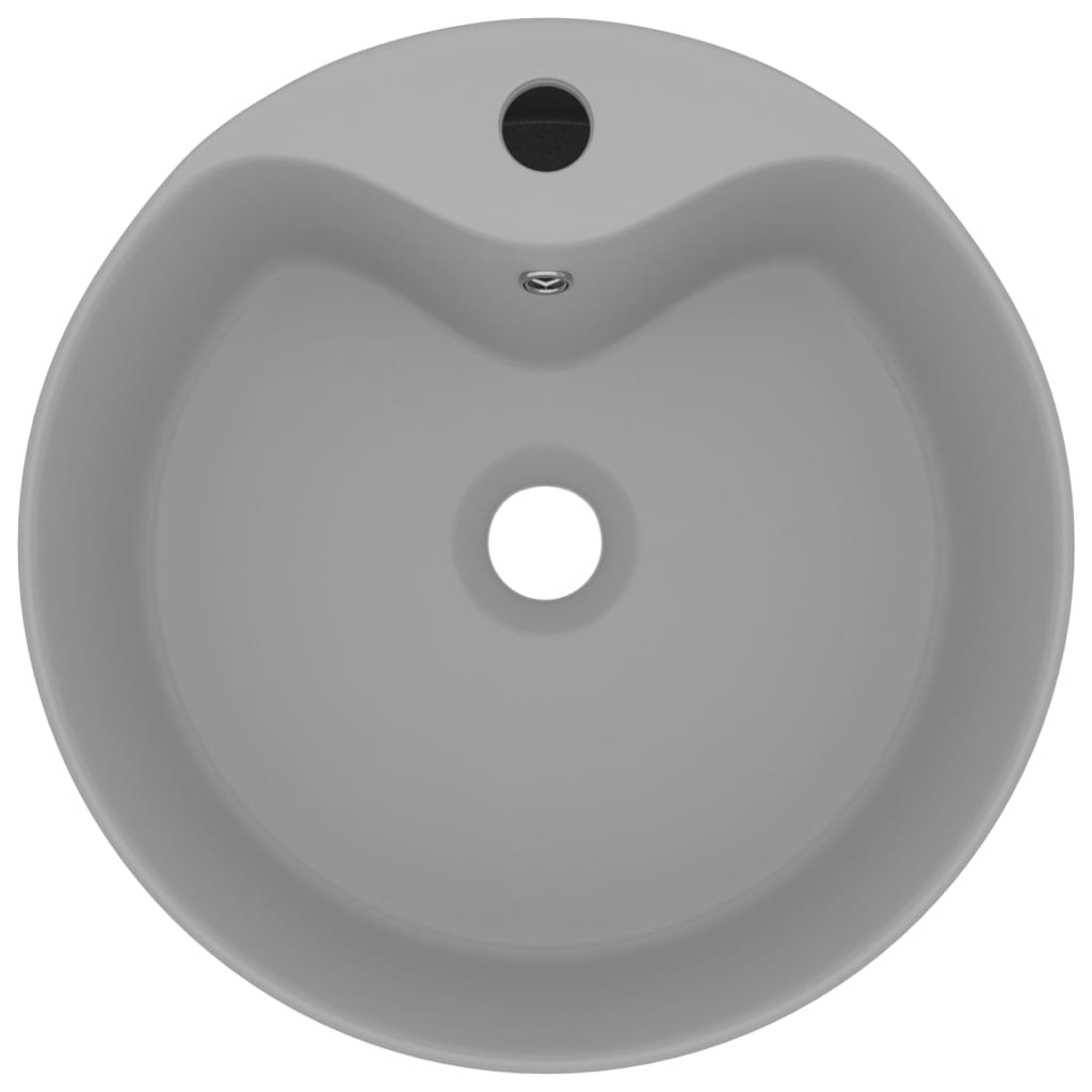 Vidaxl WASHBASIN s přistáním 36x13 cm keramic Matt Light Grey