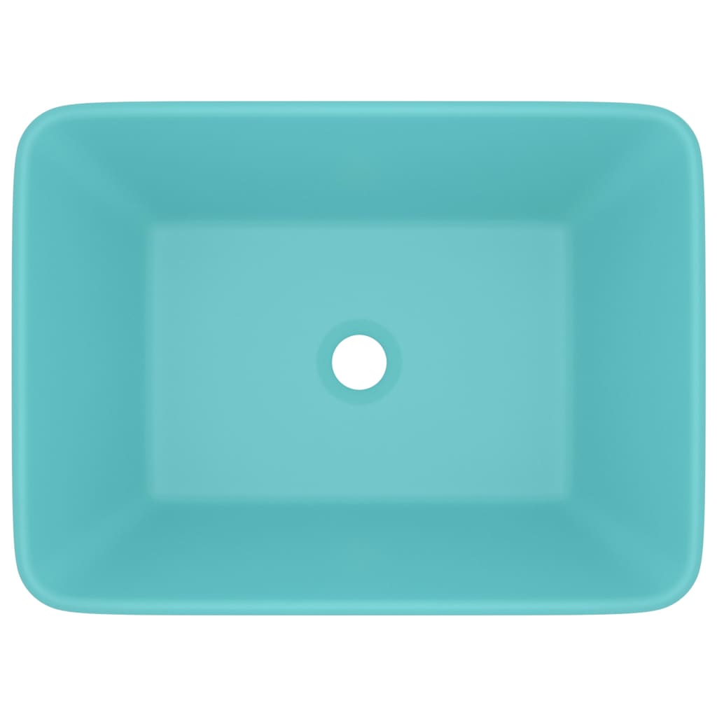 Vidaxl Washbasin 41x30x12 cm Verde chiaro Matt Matt