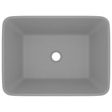 WADAXL WASHBASIN 41x30X12 CM keramic Matt Light Grey