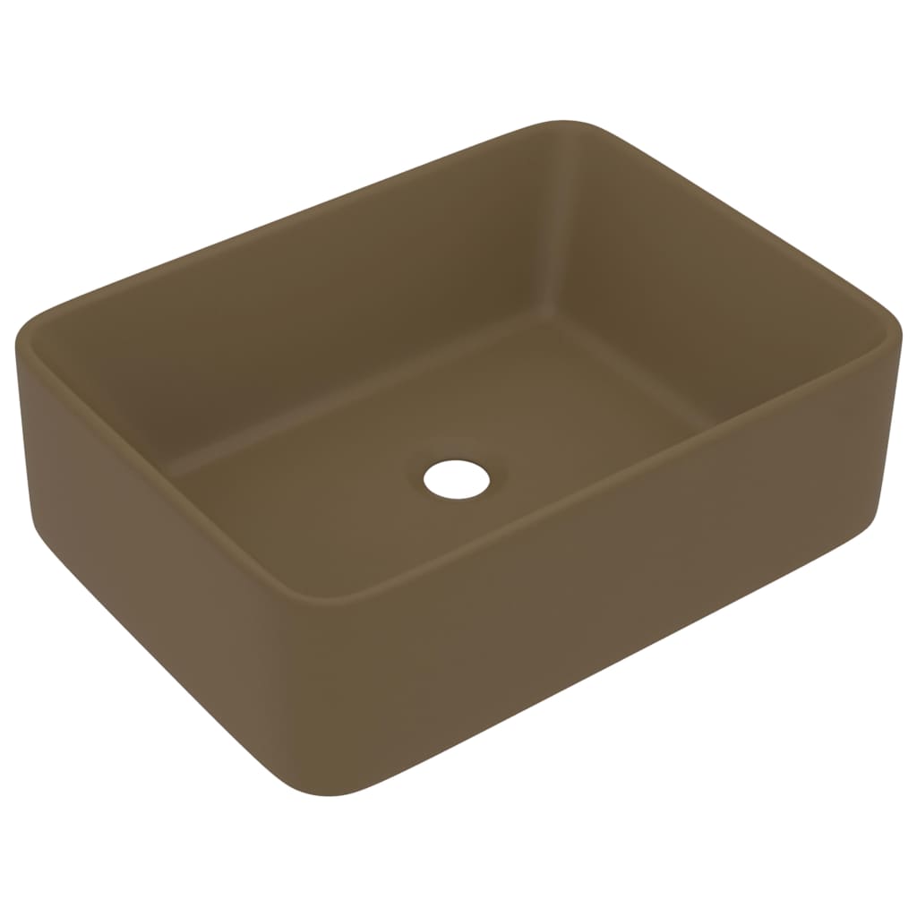 Vidaxl WashBasin 41x30x12 cm keramična matcream