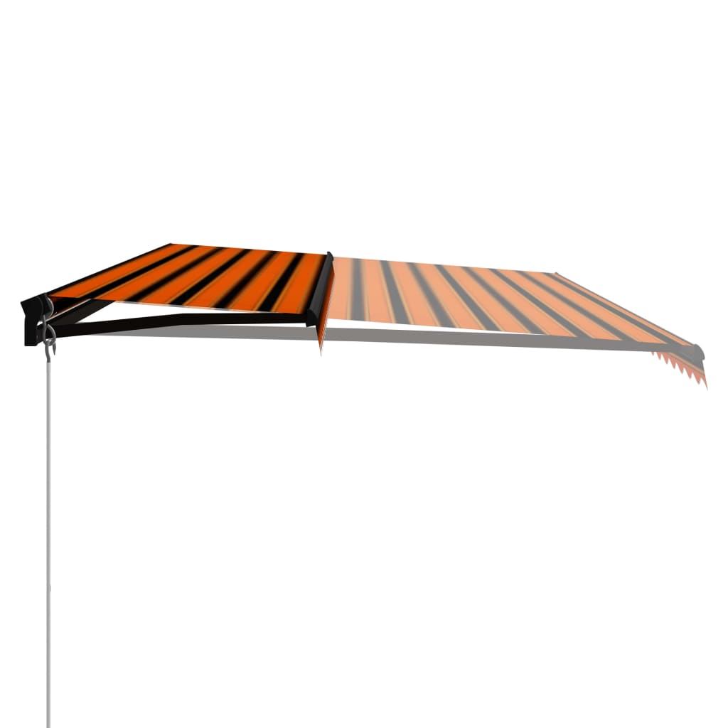 Vidaxl Luifel manually extends 600x300 cm orange and brown