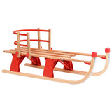 Vidaxl Snowlee con respaldo de 119 cm de madera de 119 cm