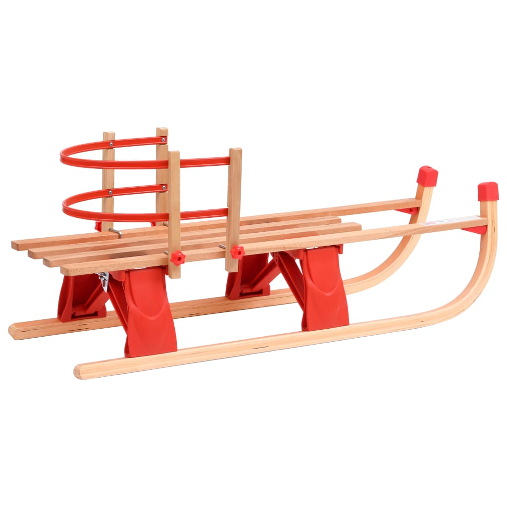 Vidaxl Snowlee avec dossier pliable de 119 cm en bois