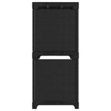 Vidaxl kast met 6 vakken 103x30x72,5 cm stof zwart