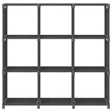 Vidaxl kast met 9 vakken 103x30x107,5 cm stof grijs
