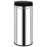 VidaXL Trash can with automatic sensor 80 L stainless steel