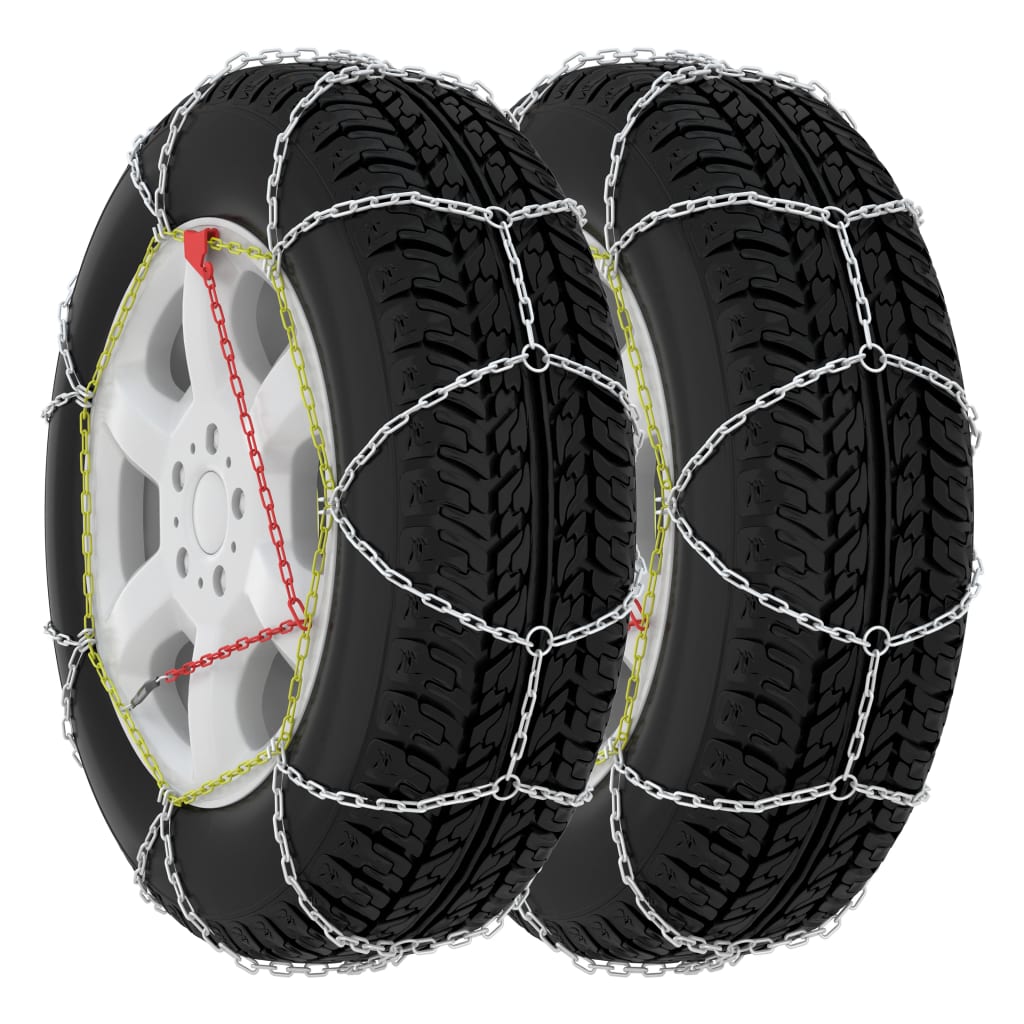 Vidaxl Snow chains 2 st 9 mm KN70