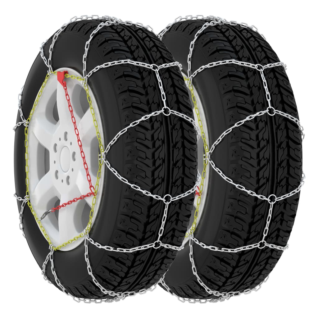 Chaînes de neige vidaxl 2 ST 16 mm SUV 4x4 Taille 400