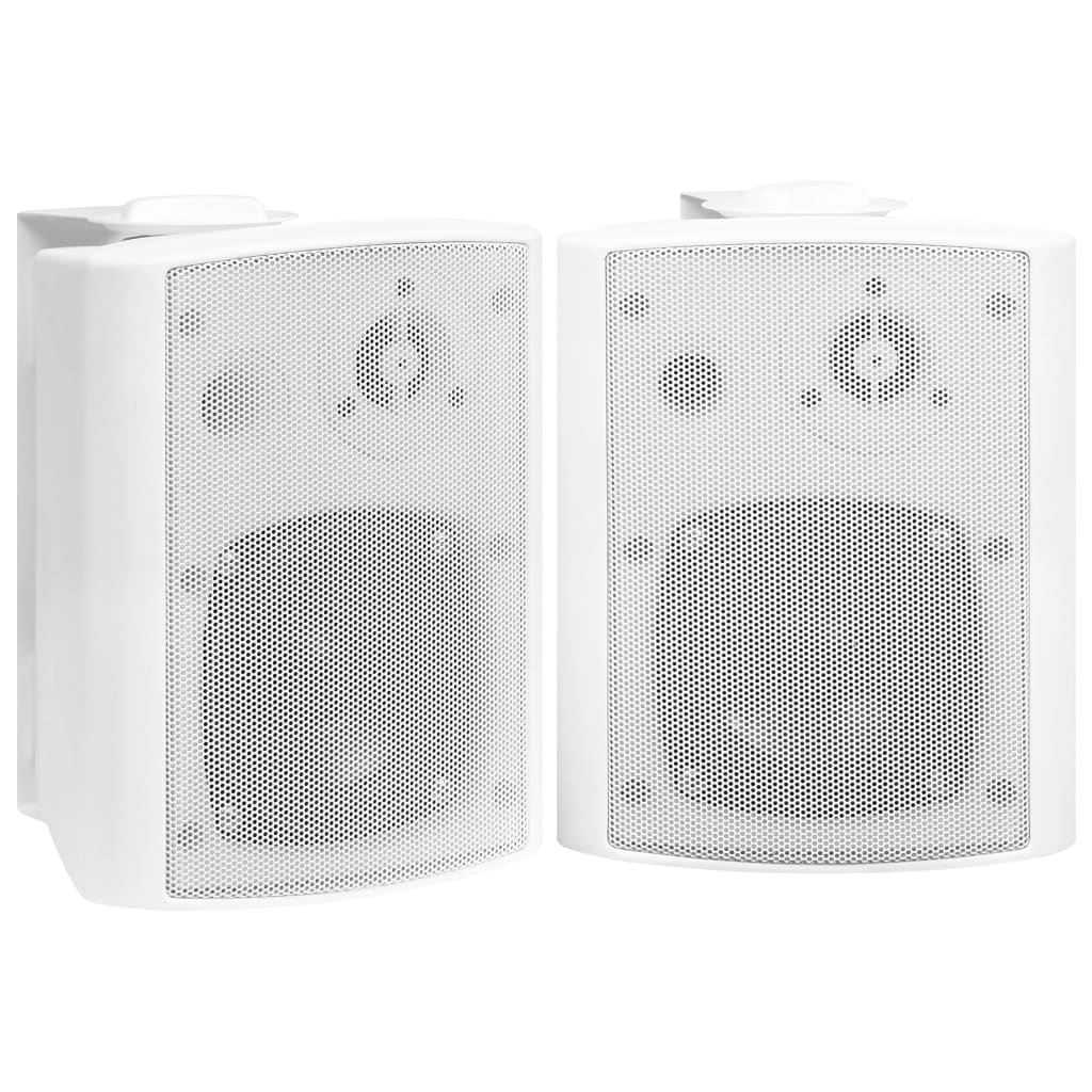 Vidaxl Stéréolud haut-parleurs Mur-MountEd 2 ST 80 W BLANC