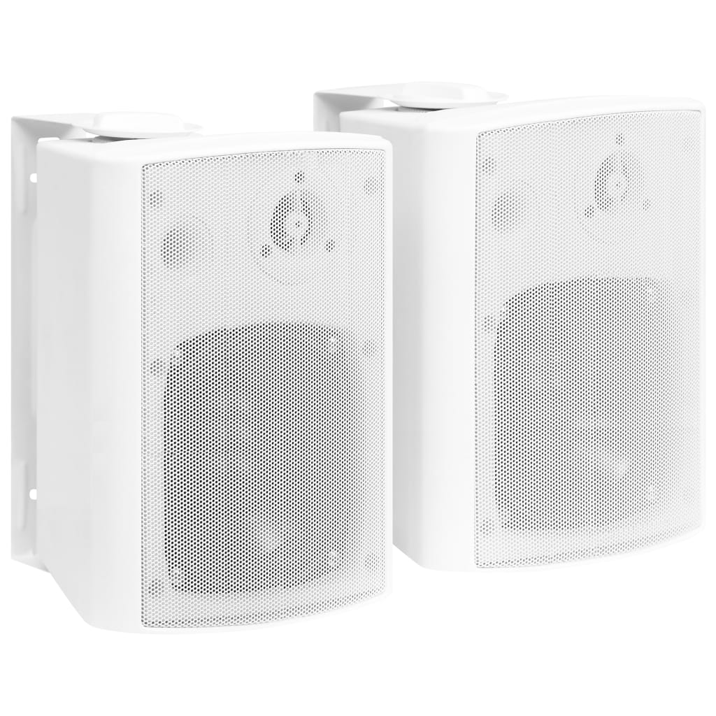 Vidaxl altavoces estereolídicos pared monta de pared 2 st 100 w blanco