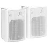 Vidaxl Stereooluidial Spriecher Mauer Montéierung 2 St 120 W White