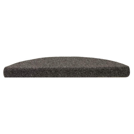 Vidaxl trapmatten zelfklevend 15 stuks 56x17x3 cm antraciet halfrond