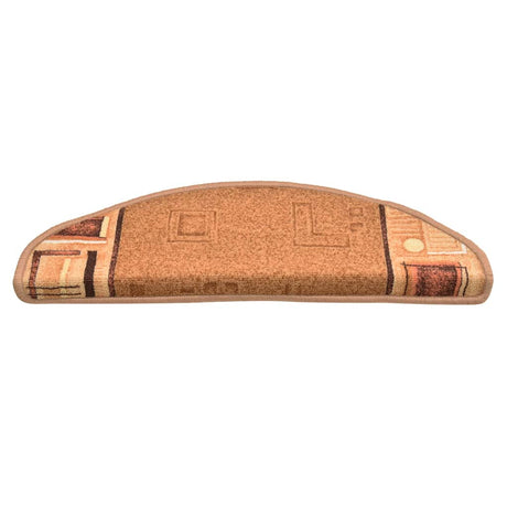 Vidaxl trapmatten zelfklevend 15 st 65x21x4 cm beige