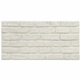 Vidaxl 10 st wandpanelen 3d witte baksteen eps