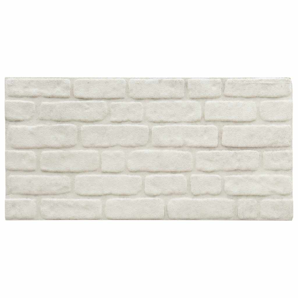 Vidaxl 10 ST Panele ścienne 3D White Brick EPS