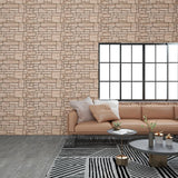 Vidaxl 11 ST WALL PANELY 3D BEIGE BRICK EPS