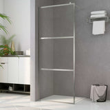 Vidaxl Walk-in Shower Wall Transparent 80x195 cm ESG szkło