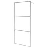 Vidaxl inloopdouchewand transparant 100x195 cm esg-glas