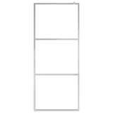 Vidaxl inloopdouchewand transparant 100x195 cm esg-glas