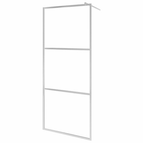 Vidaxl inloopdouchewand halfmat 80x195 cm esg-glas