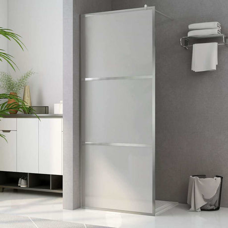 Vidaxl inloopdouchewand mat 80x195 cm esg-glas