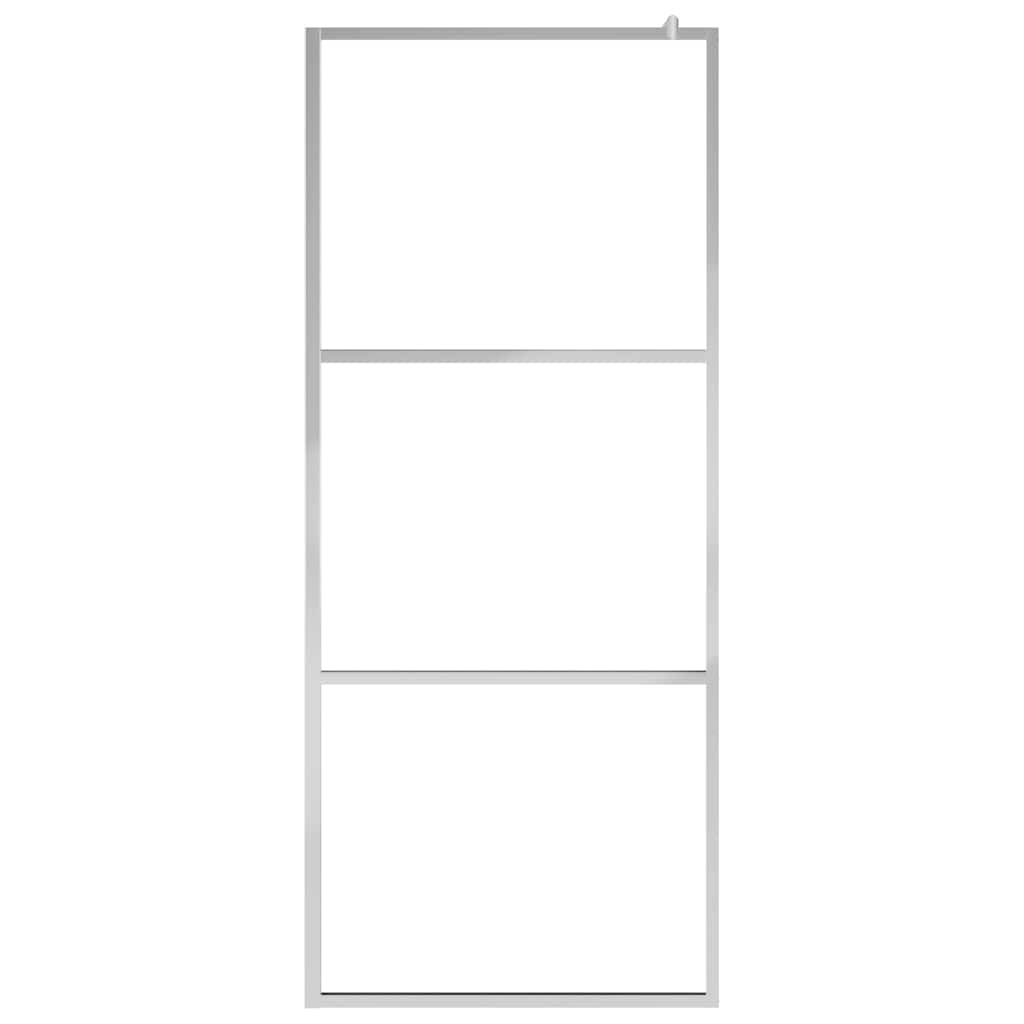 Vidaxl inloopdouchewand mat 100x195 cm esg-glas